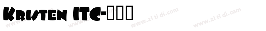 Kristen ITC字体转换